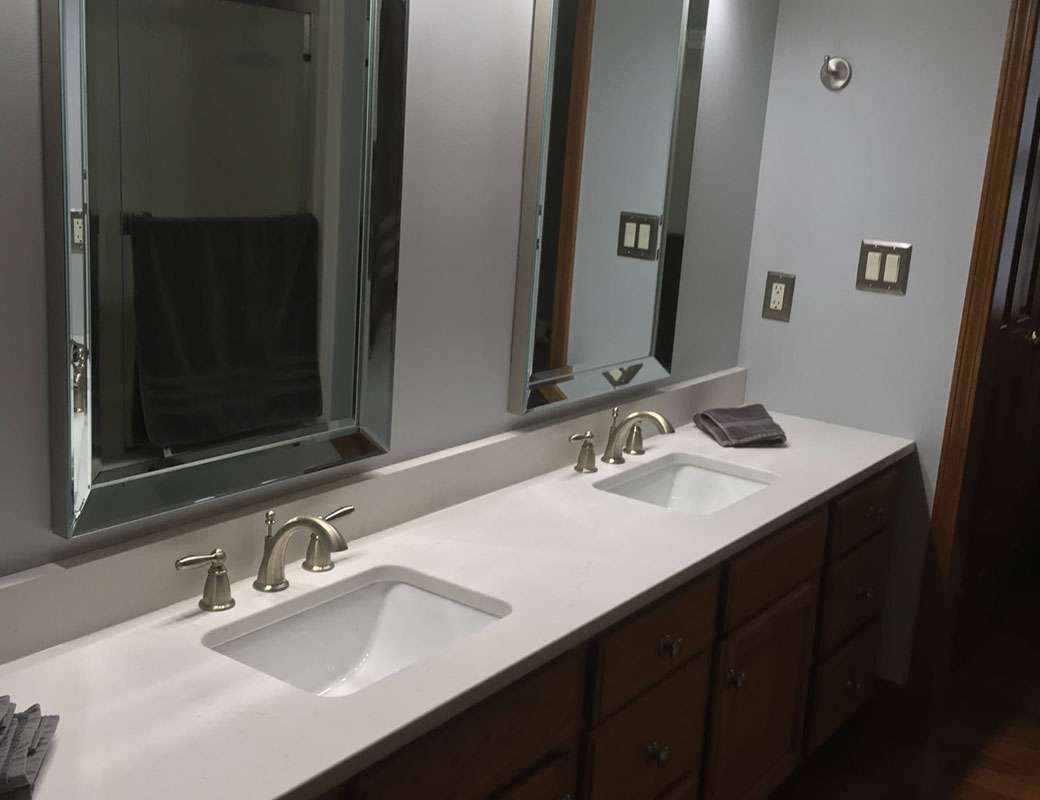 His and Her sink installation contractor springfield illinois