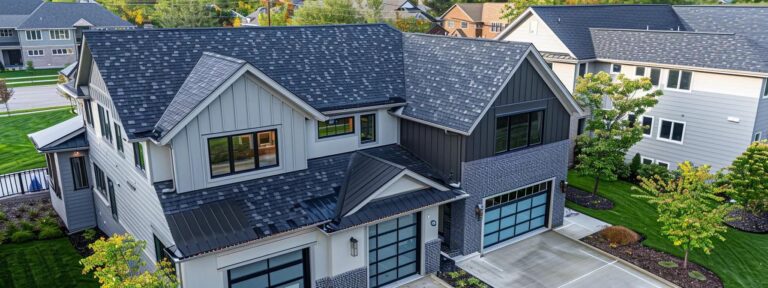 GAF promotional photo showcasing premium designer shingles – available from Sutton’s, a certified roofer in Springfield IL