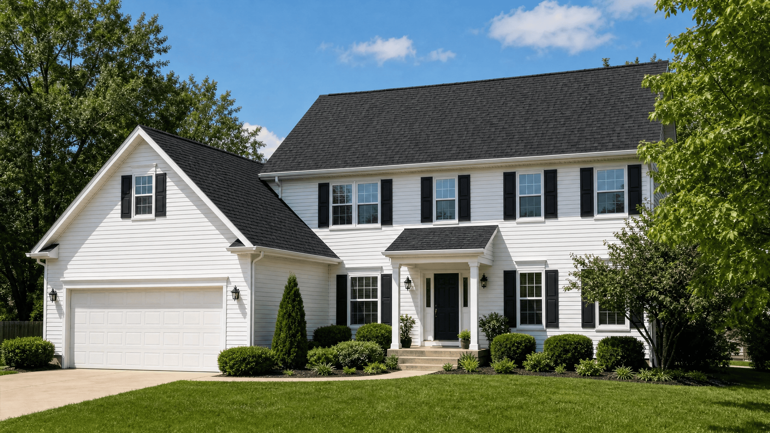 Roof decking inspection Springfield IL — GAF asphalt shingle roof installed by Sutton's