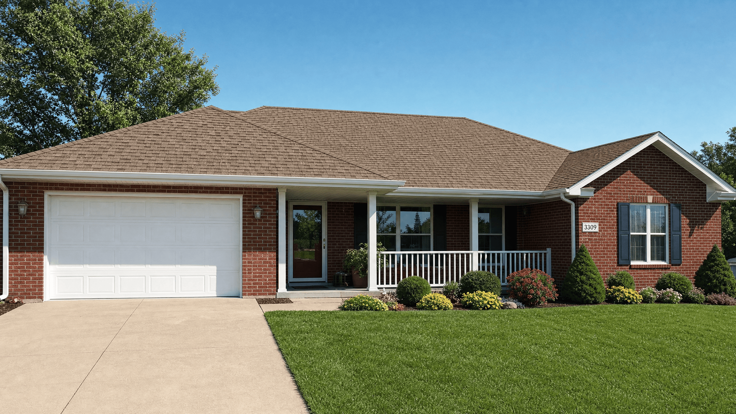 Roofing standards Springfield IL — GAF asphalt shingle roof installed by Sutton's